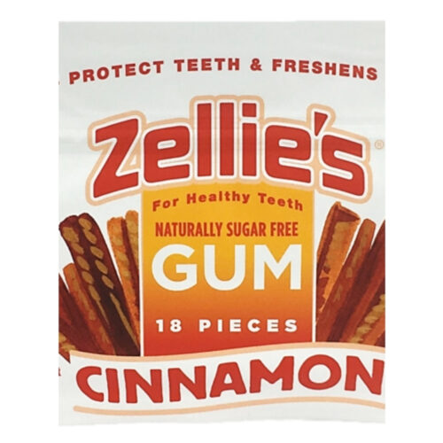 Zellie's Dental Gum - Cinnamon, 18 stk/pose